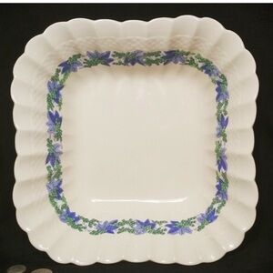 Copeland Spode England Vintage Valencia Blue and Green Leaves and Grapes